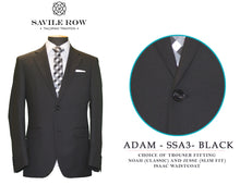 Load image into Gallery viewer, Bruton Black Suit Formal Hire