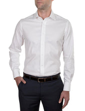 Load image into Gallery viewer, Hardy Amies White Textured Business Shirt