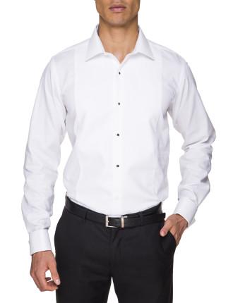 Formal Pleated Dinner Shirt - Regular Collar