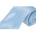 Formalaties Satin Slim Tie - Light Blue
